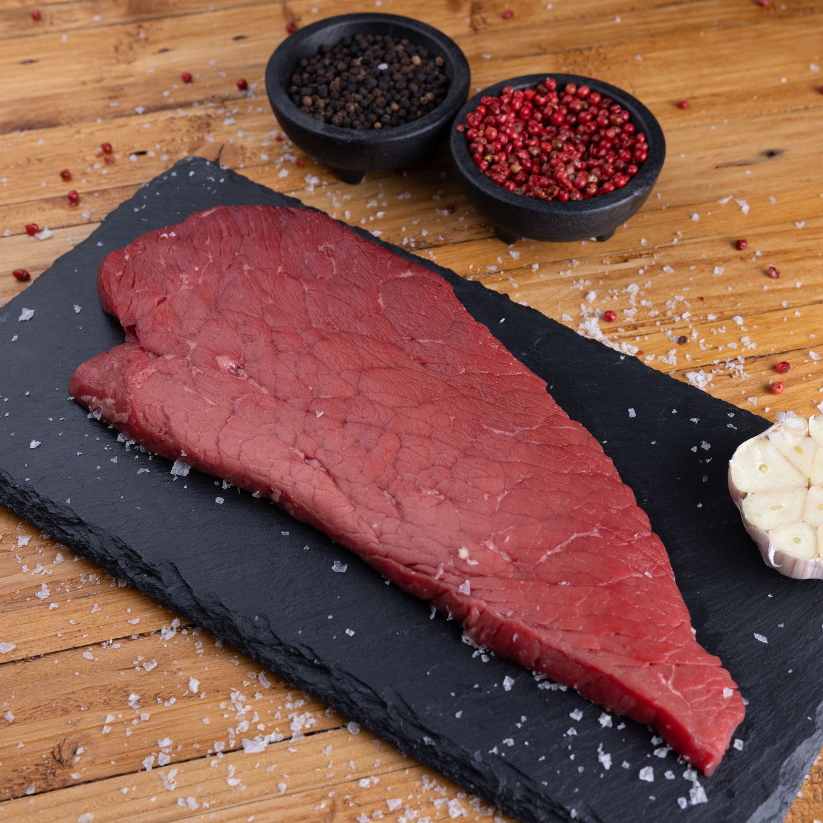 Frying steak