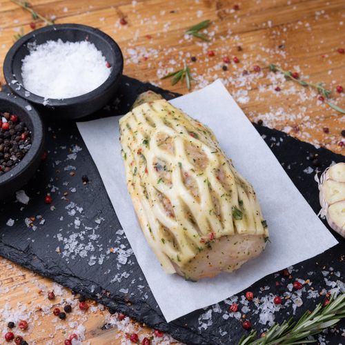 Garlic chicken parcel