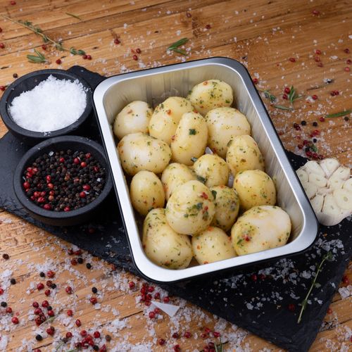 Garlic potatoes