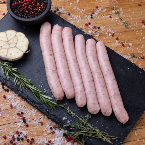 Thin pork sausage